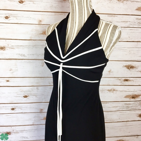 Cachet Dresses & Skirts - 🎉HP🎉Cachet Halter Neck Black Dress Size 6